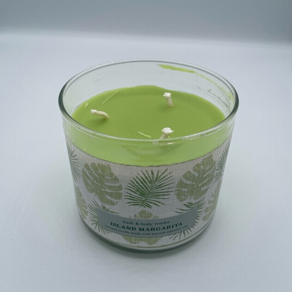 Island Margarita Bath and Body Works 3 Wick Candle - Picture 2 of 3